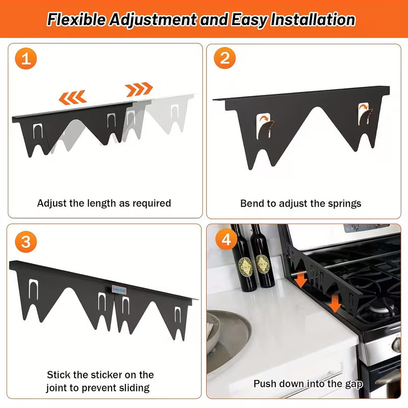 Stainless Steel Stove Gap Covers